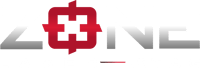 ZONE logo white phaser